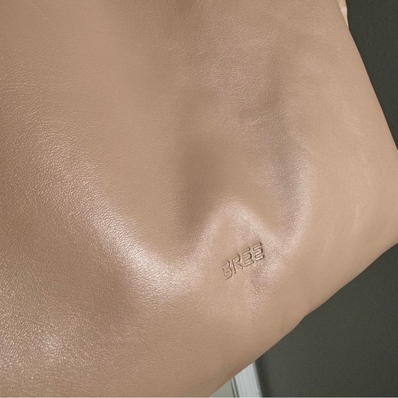 BREE Leather Tote Bag w Top handle - Picture 3 of 10